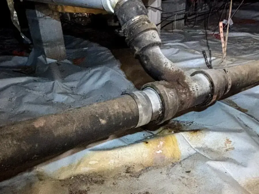 Water damage from a failed appliance supply line in a Silver Spring home